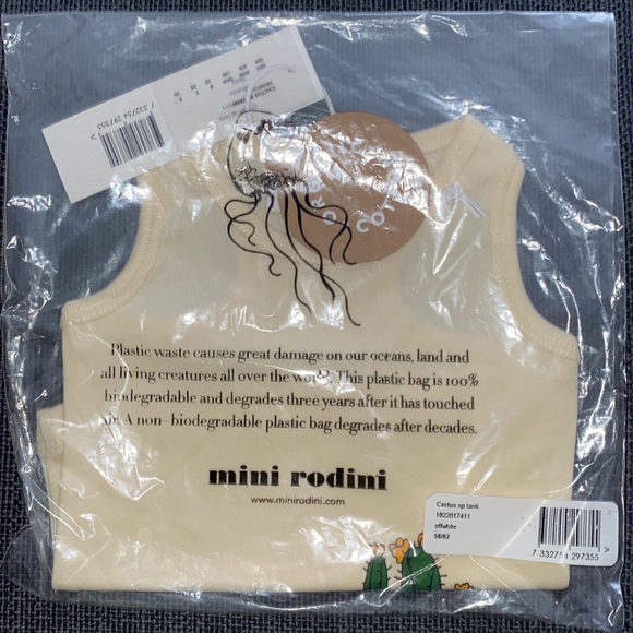 Mini Rodini Cactus Tank NWT - Picture 2 of 3